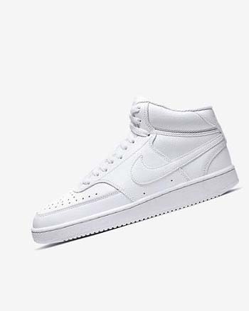 Nike Court Vision Mid Blancos Blancos Blancos | MX 4928
